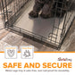 PortaTray - You&Me Dog Crate Replacement Tray, Chew, and Crack Proof Metal Multipurpose Tray